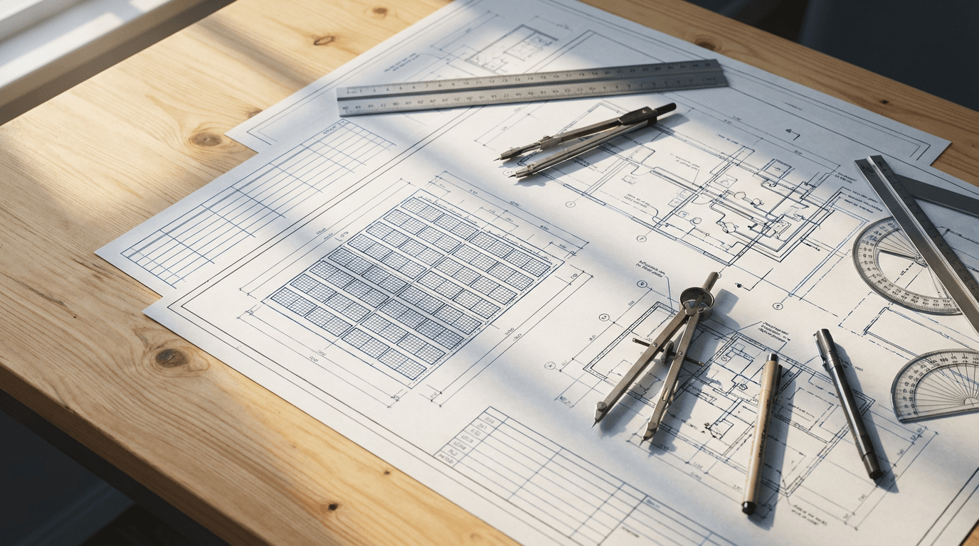 Site plans and architectural designs for homes